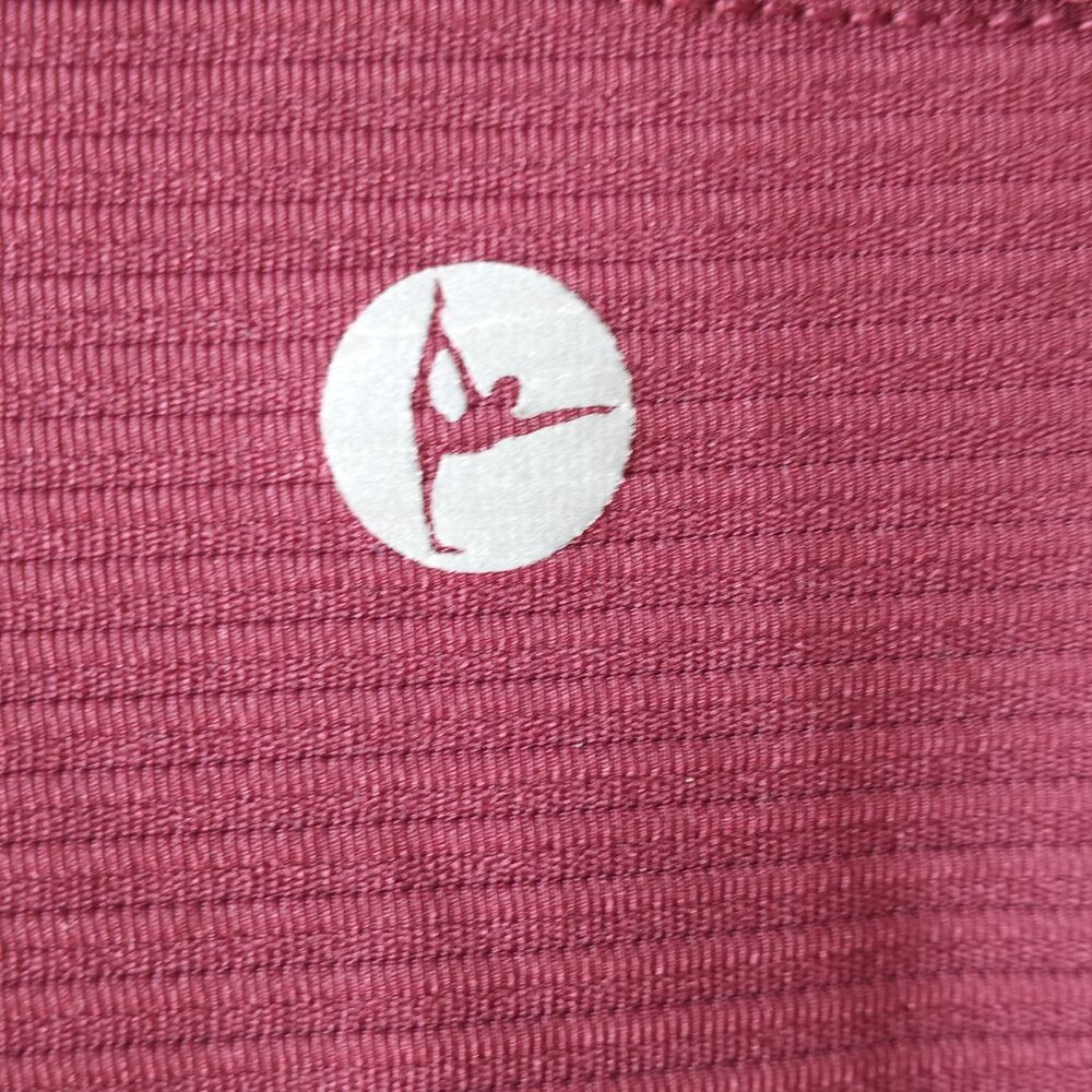 '90 Degree' by Reflex Burgundy Cropped Top Size L NWOT - Picture 10 of 14